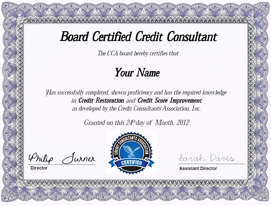 Start A Credit Repair Business- Credit Consultants Assoc